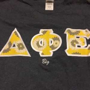 DELTA PHI EPSILON LETTER T-SHIRT